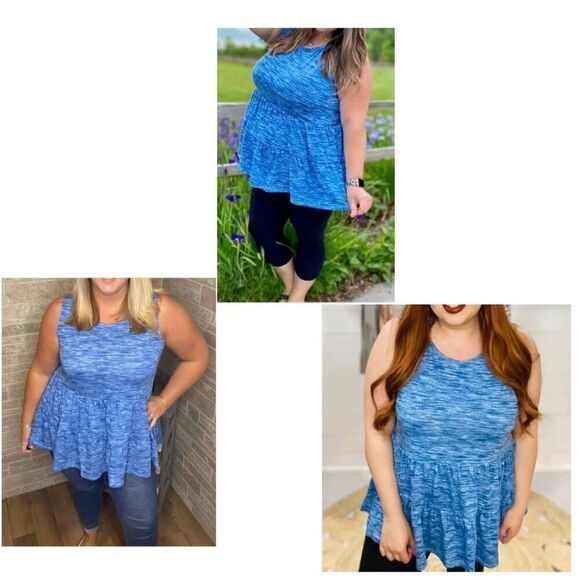 Lularoe Eliana Sleeveless Tiered Top NWT - Size Small - Picture 5 of 8